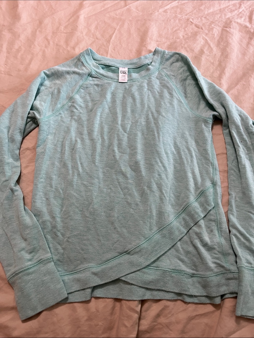 Athleta Girl Mint Green Crewneck Pullover